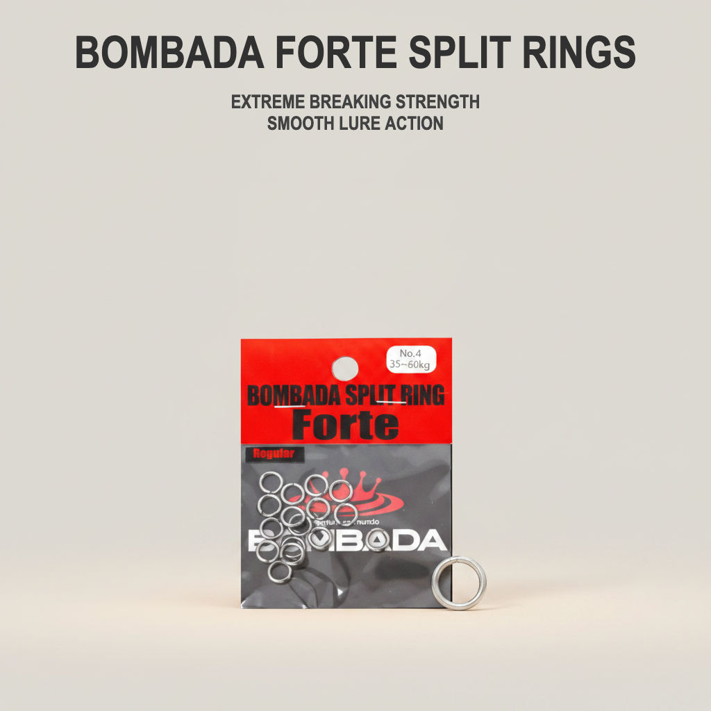 Bombada Forte Heavy Duty Split Rings for Saltwater