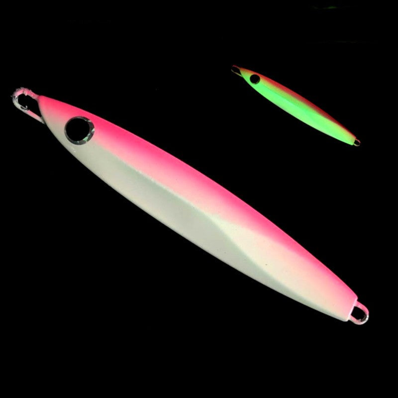 Chrome Knife Speed Jig with Lumo Stripes for Pelagic Fishing – BigSeller variant b02636d2f4fc