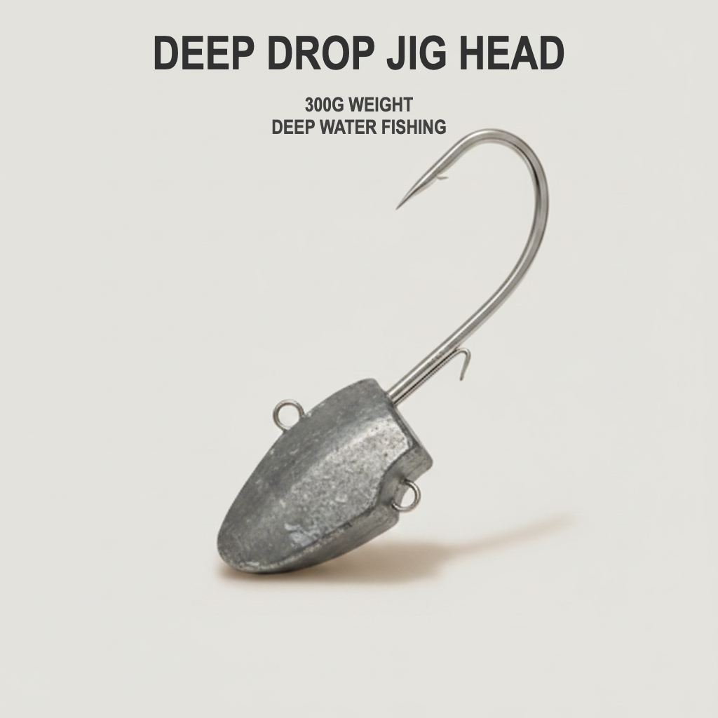 Deep Drop Heavy Jig Head for Grouper & Bottom Dwellers