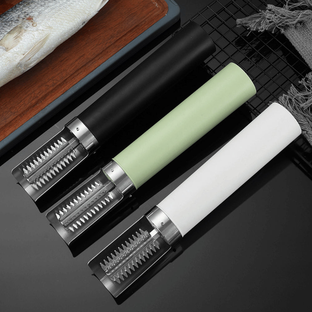 Electric Rechargeable Fish Scaler Clean Fish Scale Remover Handheld Wireless Stainless Steel Waterproof Scraper