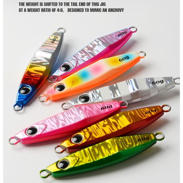 Fatty Bom Bom Slow Jig - Compact Wide Profile for Bottom Fishing - image 2