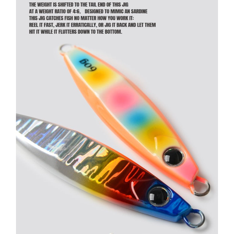 Fatty Bom Bom Slow Jig - Compact Wide Profile for Bottom Fishing - image 8
