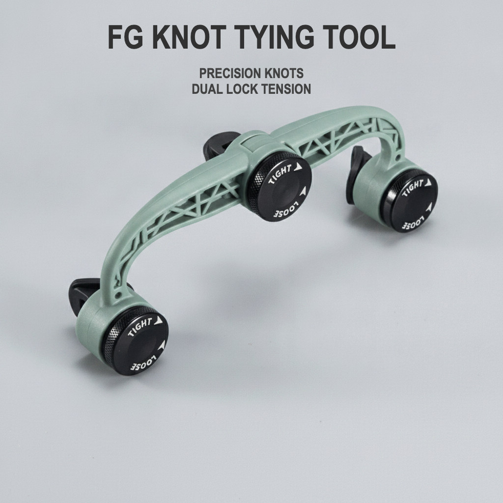 FG Knot Tying Tool - Precision Leader Knotter for Anglers