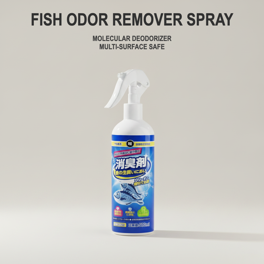 Advanced Molecular Fish Odor Remover Spray for Gear & Car