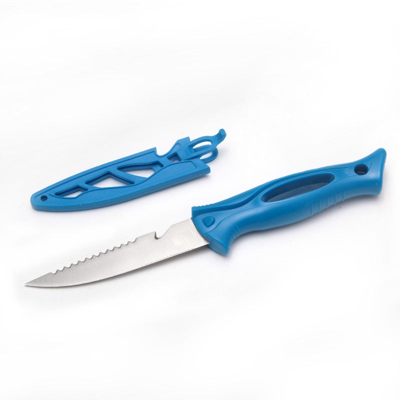 3Cr14 Stainless Steel Fishing Knife with Anti-Slip PP Handle & Sheath – BigSeller variant 5587030ad188