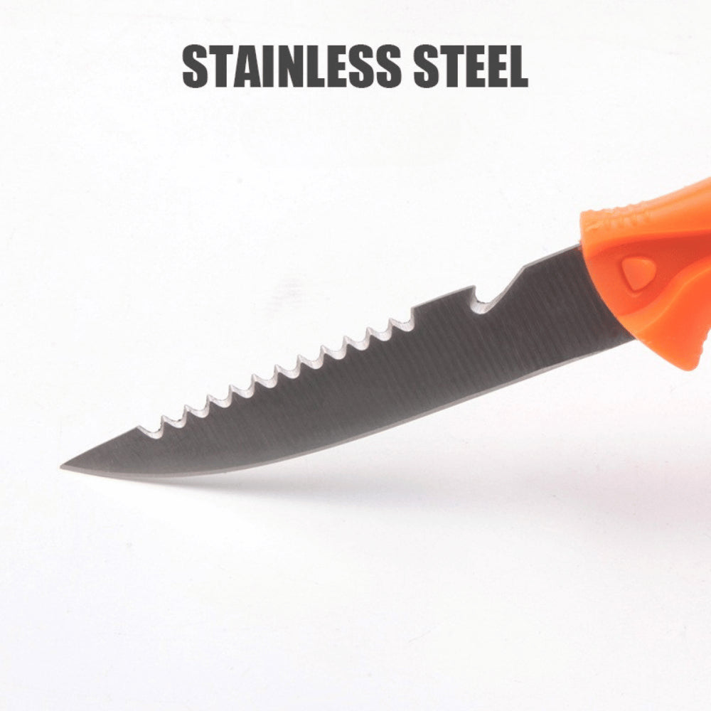PPFA Fishing Knife 3Cr14 Stainless Steel - Saltwater Rust-Proof Blade Bait Fish Fillet Cutting