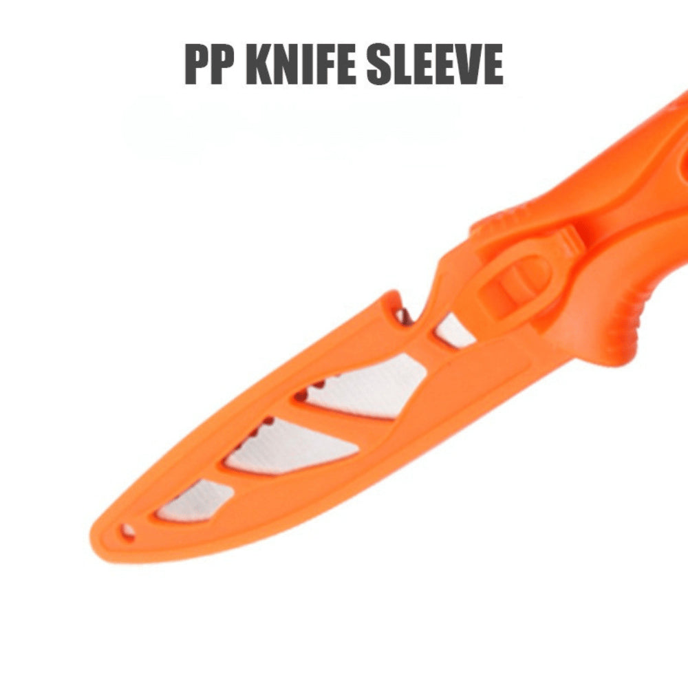 PPFA Fishing Knife 3Cr14 Stainless Steel - Saltwater Rust-Proof Blade Bait Fish Fillet Cutting