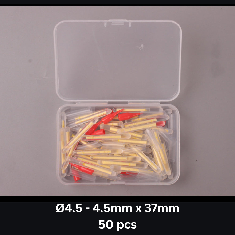 High Intensity Night Fishing Glow Sticks - 50pc Set — #4.5 (4.5mm x 37mm) — product image 5