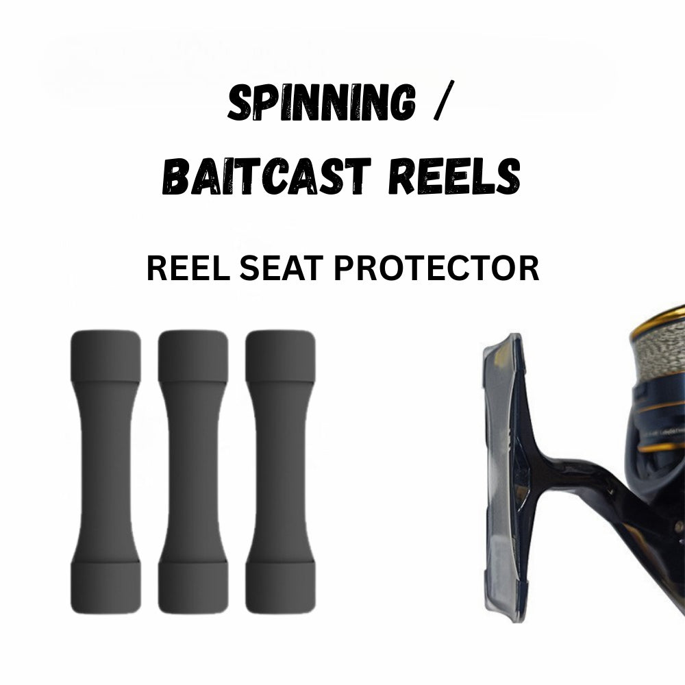 Fishing Reel Seat Protector Silicone Safeguard Fishing Reel Spinning Baitcast Overhead