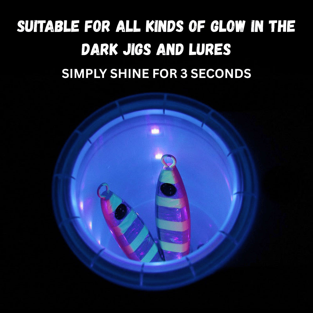Fishing UV Lamp - Lure Glow In Dark UV LED Luminous Lumo Jig LED Bait Fill Lure Jigs Egi Squid Night
