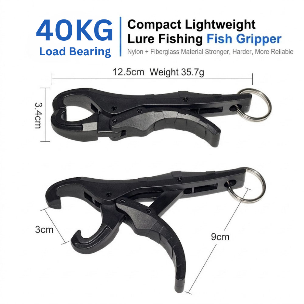 Fishing Weighing Scale Portable Fish Gripper with Scale | Weigh & Control Fish Catch | 25kg max