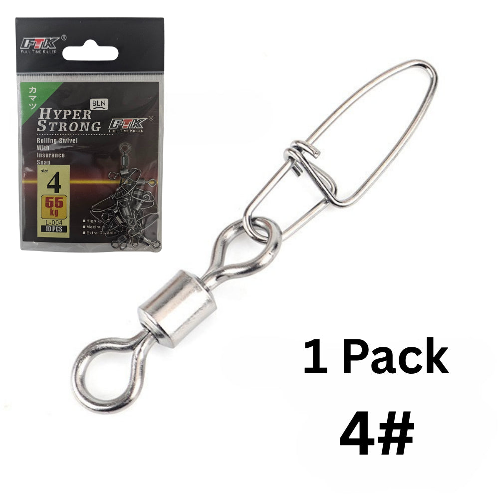 FTK Rolling Snap Swivels with Secure Locking Snap for Lures & Rigs – BigSeller variant efa9ae710fdc