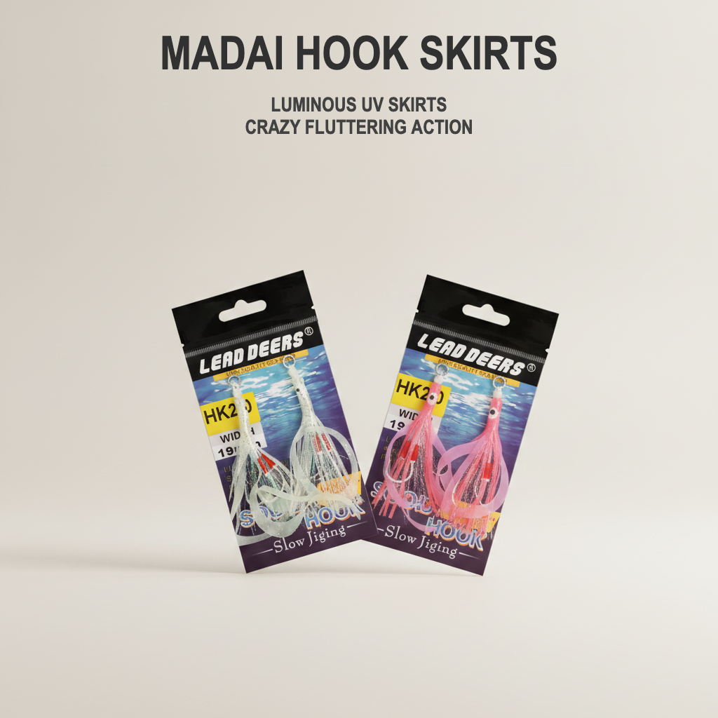 Gamakatsu Madai Hook Skirts - Luminous UV Replacement