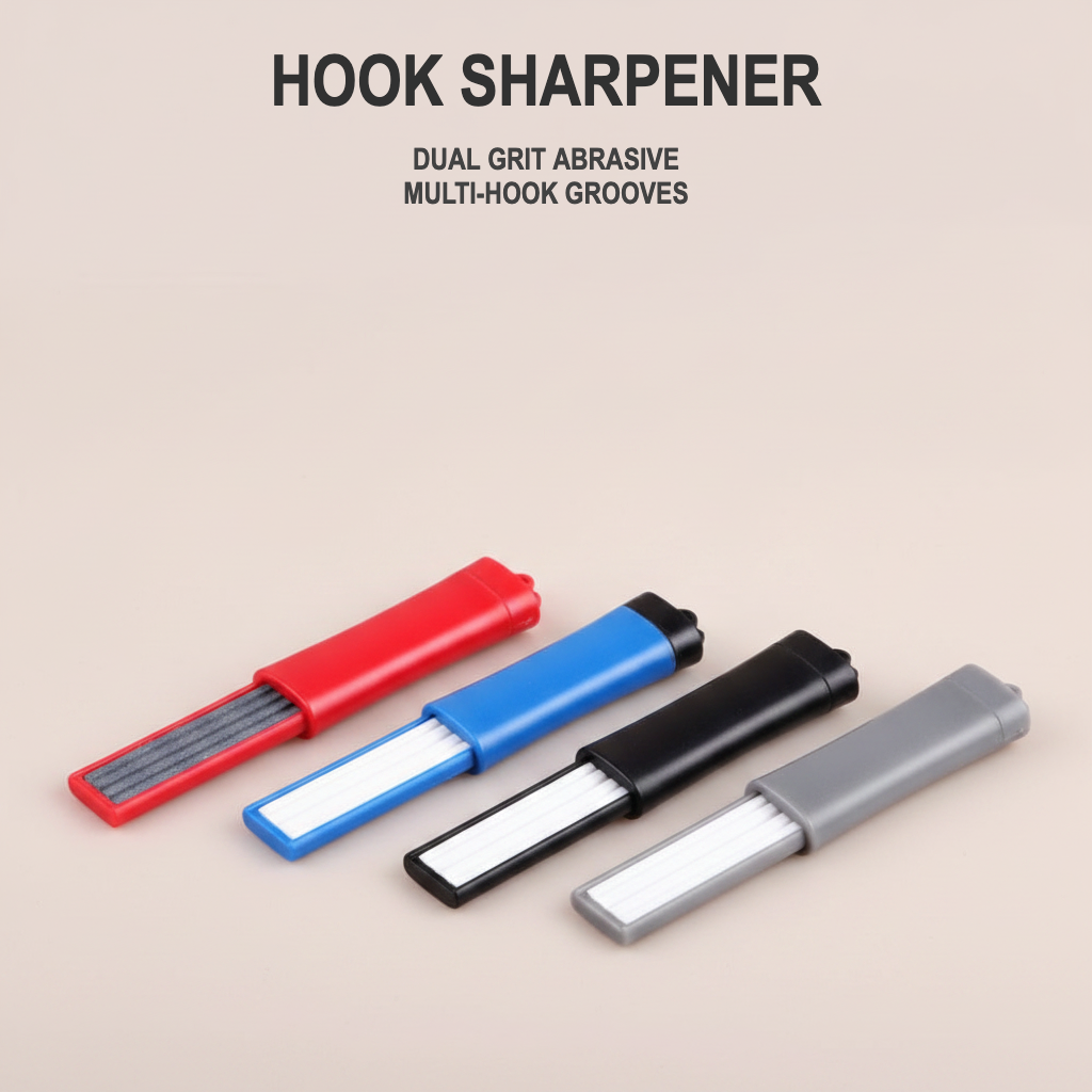 Pure Passion Fishing Hook Sharpener - Ceramic & Alloy File Tool