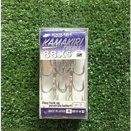 Ichikawa Kamakiri 88X5 Heavy Duty Treble Hook — product image 7
