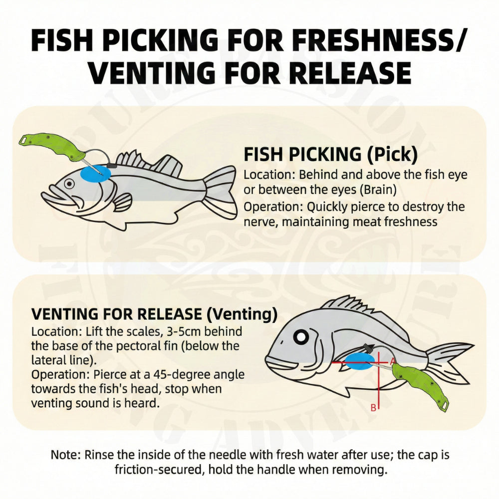 LETOYO Venting & Ike Jime Needle