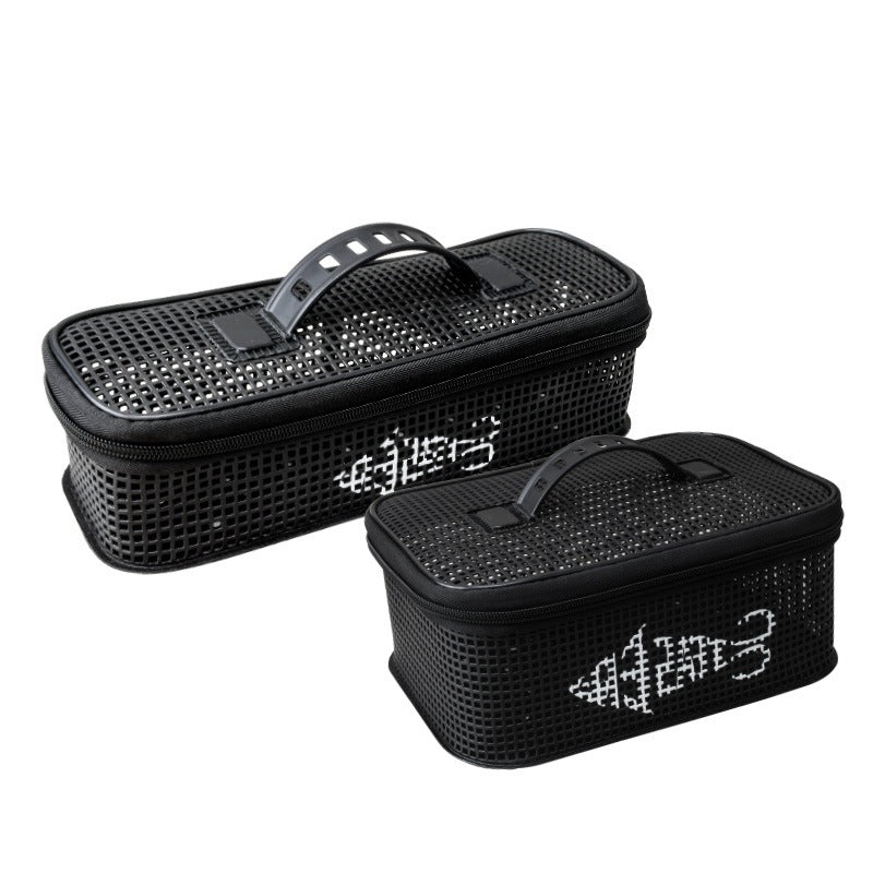 Jig & Popper Bag Heavy Duty Mesh Breathable Quick Drain Fishing Accessories Saltwater Tackle Storage