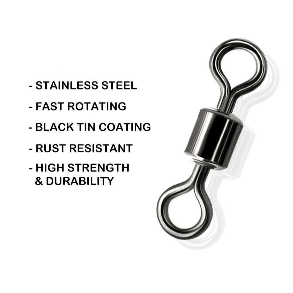 JK Tuf-Steel Crane Swivel Value Pack for Fishing - image 2