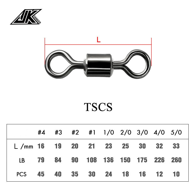 JK Tuf-Steel Crane Swivel Value Pack for Fishing - image 3