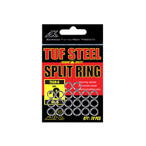 JK Tuf-Steel Heavy Duty Split Rings for Jigging & Popping — product image 6