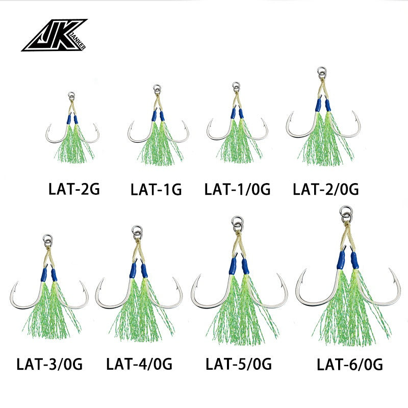 JK Micro Assist Hooks for Light Jigging & Shore Fishing - image 2