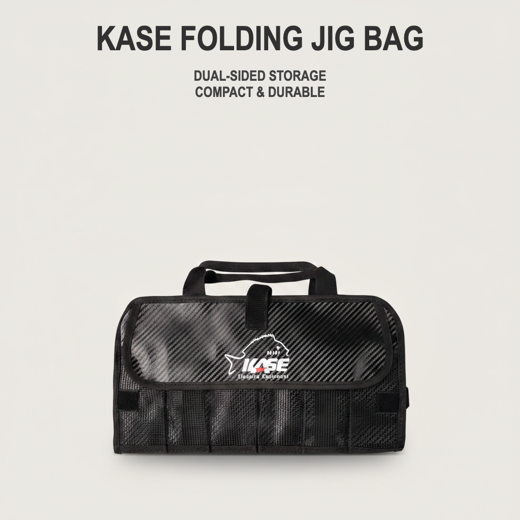 KASE Folding Jig Bag - Dual-Sided Storage for Fishing Lures & Jigs