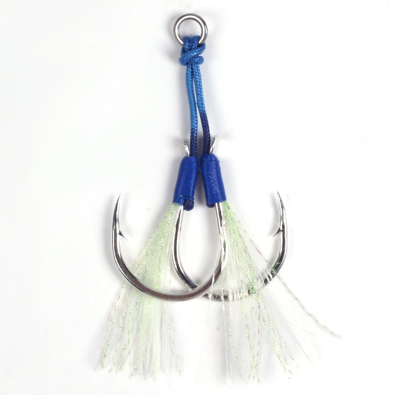 High Carbon Kevlar Twin Assist Jigging Hooks - image 7