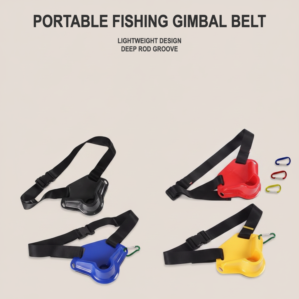 Lightweight Portable Fishing Gimbal Belt