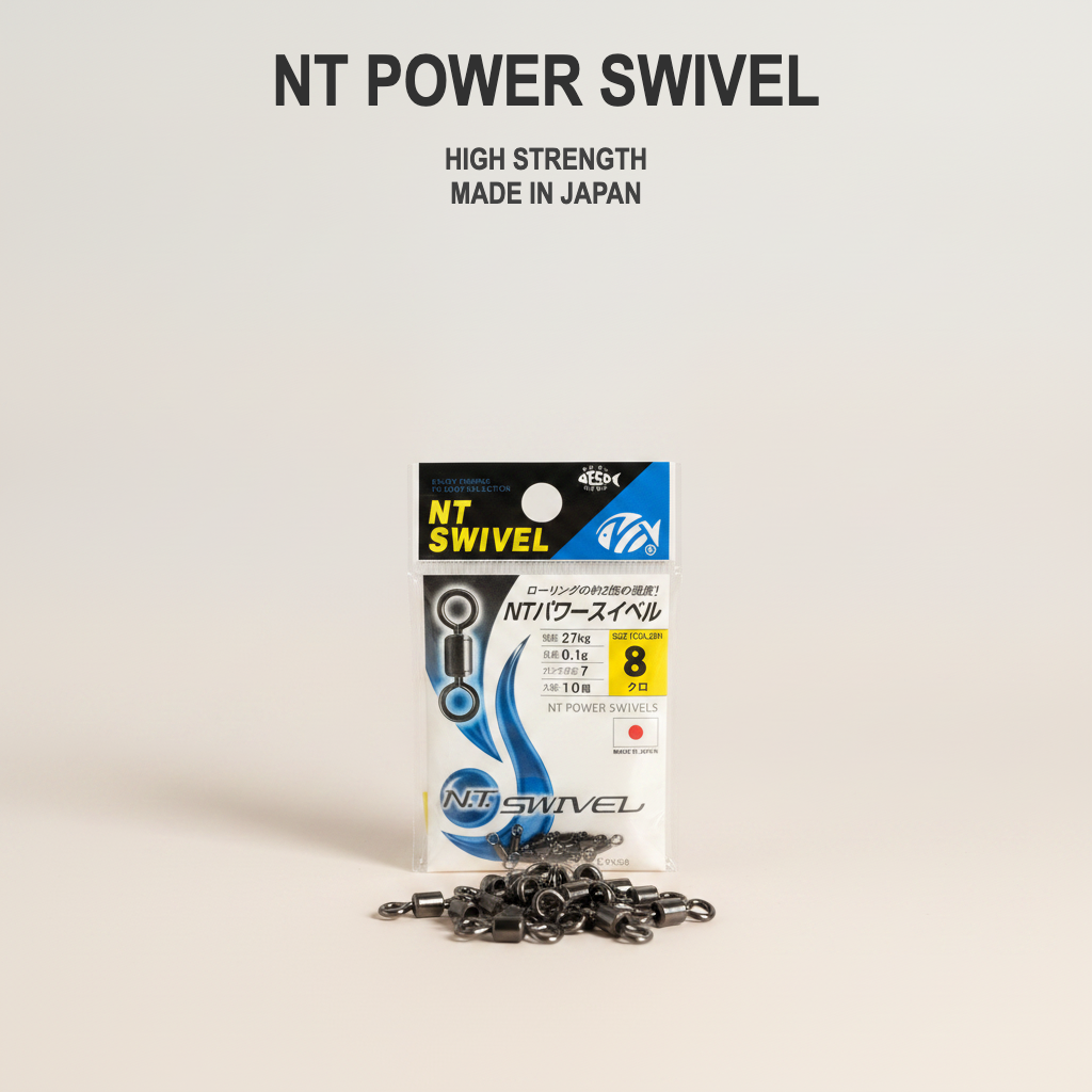 NT Power Swivel Regular Pack - High Strength Fishing Swivels