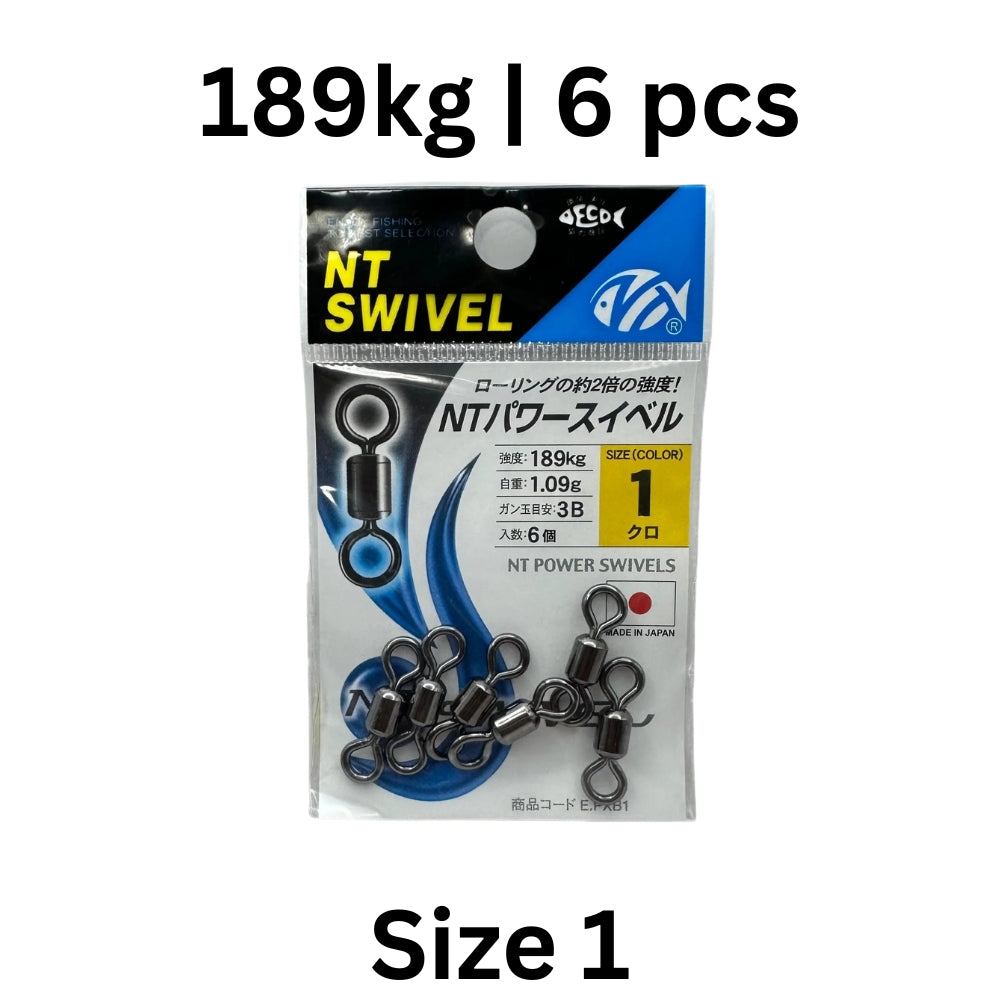 NT Power Swivel Regular Pack - High Strength Fishing Swivels — product image 5