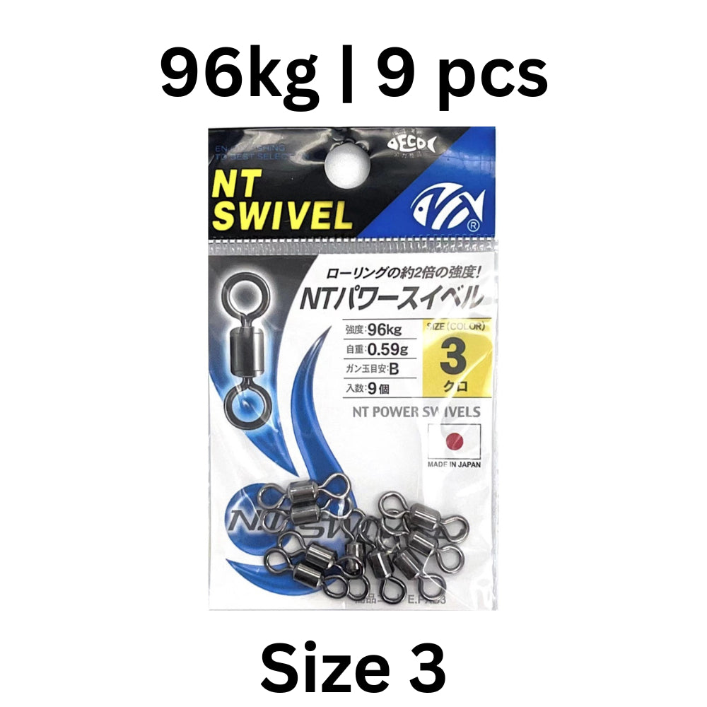 NT Power Swivel Regular Pack - High Strength Fishing Swivels — product image 10