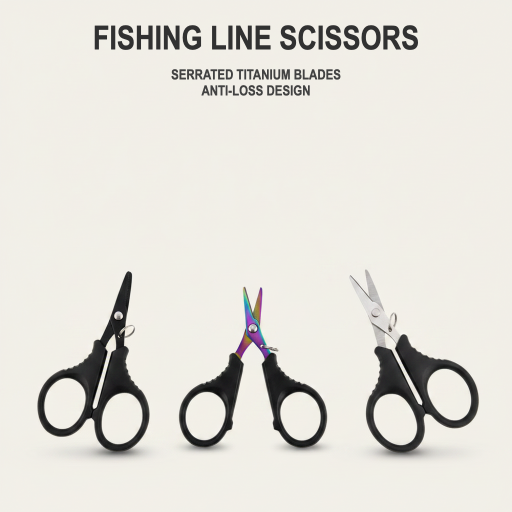 Pure Passion Fishing Line Scissors - Serrated PE Braid Cutter