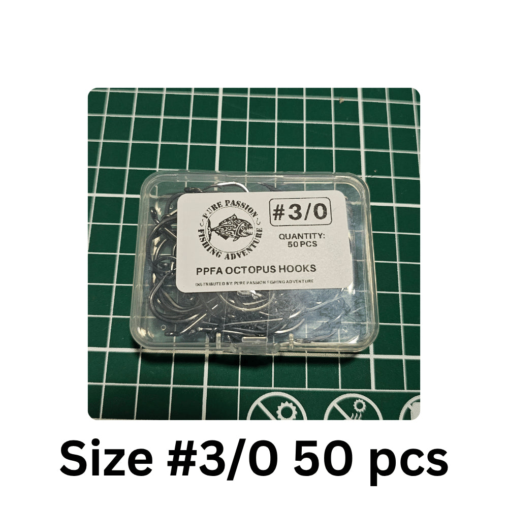 Pure Passion Octopus Beak Fishing Hooks - 50pc Value Pack — product image 11
