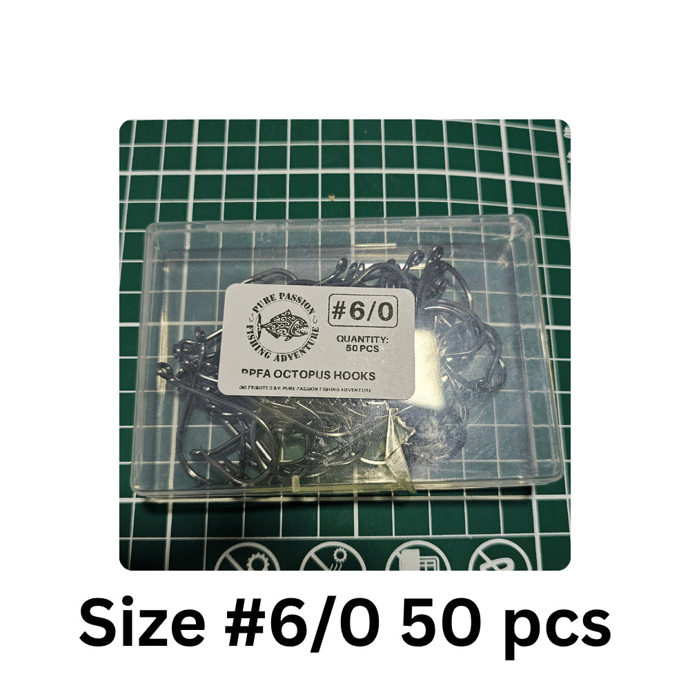 Pure Passion Octopus Beak Fishing Hooks - 50pc Value Pack — product image 16