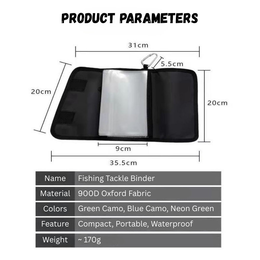 PPFA Portable Fishing Rig Wallet Binder with Ziplock Pockets - image 4