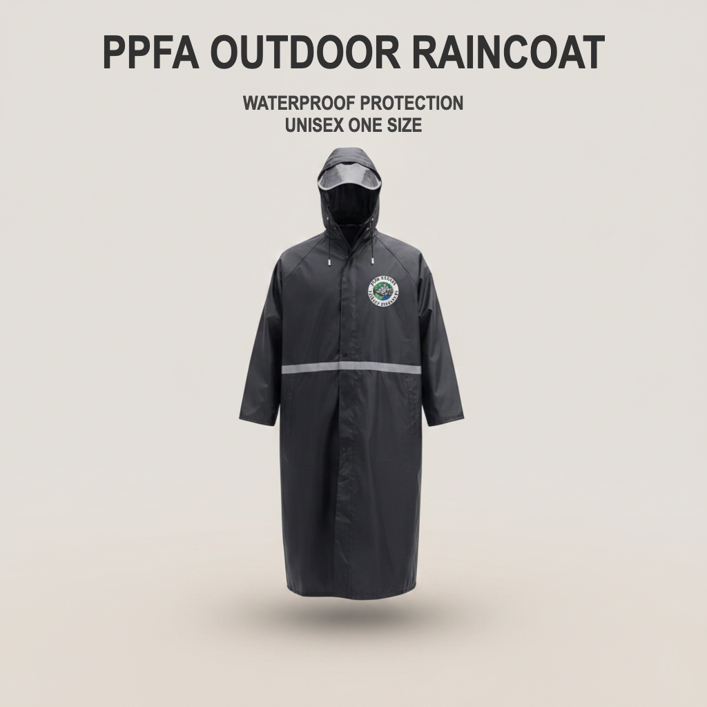 PPFA Unisex Outdoor Fishing Raincoat - Waterproof & Windproof Poncho