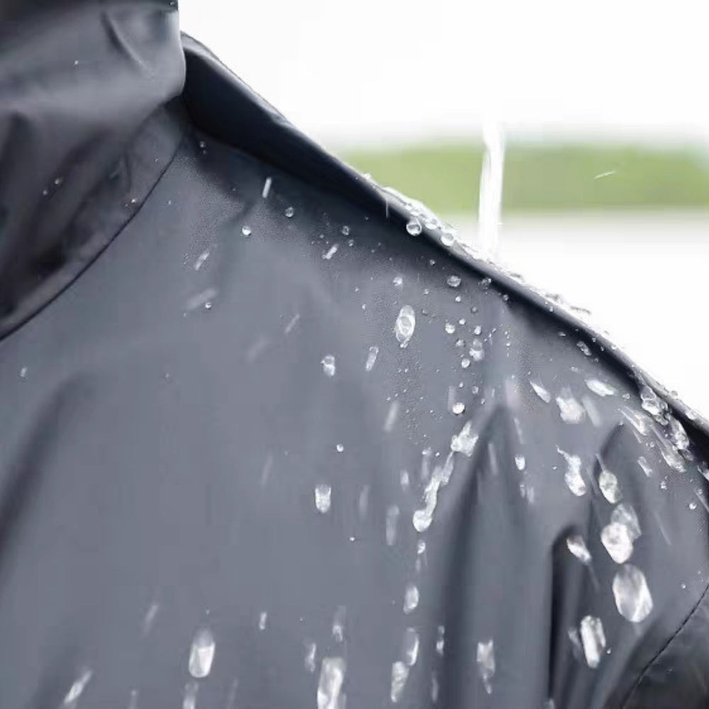 PPFA Raincoat Waterproof Heavy Duty Windproof Poncho One Size Unisex Men Women Motor Rain Gear Fishing Outdoor Gore Tex