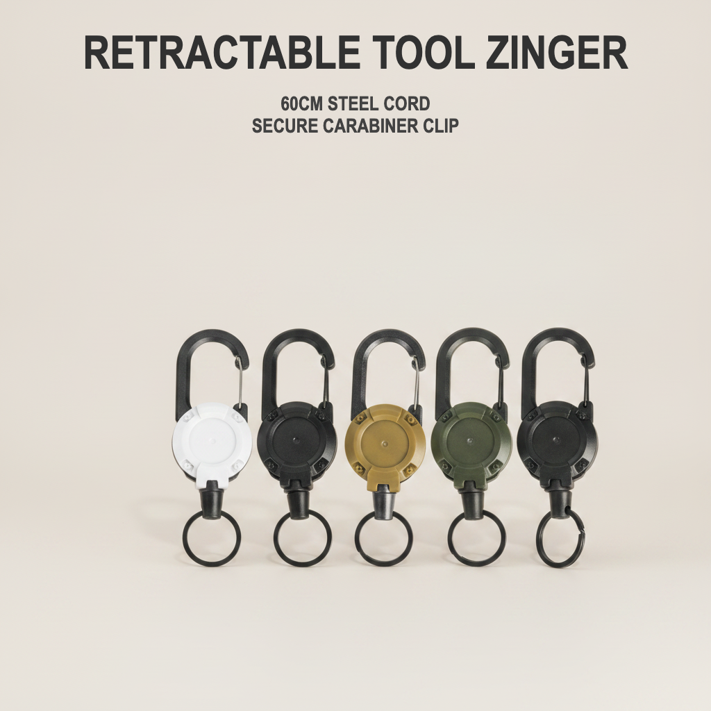 Retractable Tool Zinger for Fishing & Outdoor Gear