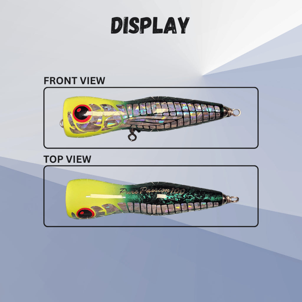 Pure Passion ROCKET Popper NEW DESIGN Mahogany Wood Tuna Killer GT Popping Giant Trevally Fishing