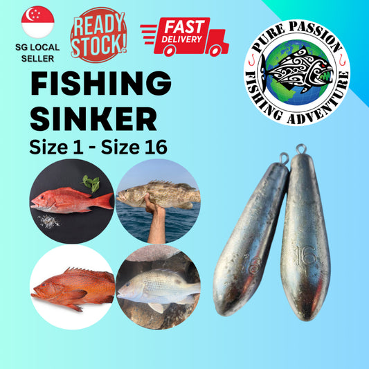 Bottom Fishing Lead Sinkers (Bulk Pack)