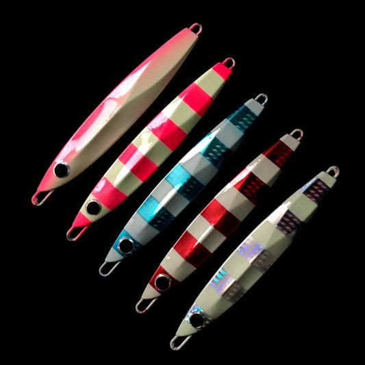 Chrome Knife Speed Jig (Lumo Stripe)