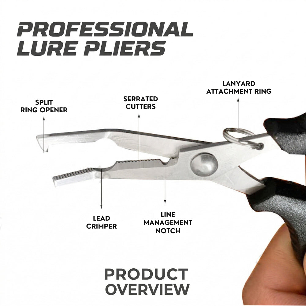 Split Ring Opener Scissors Stainless Steel Cutter Tool Plier Fishing Line Leader Hook Remover