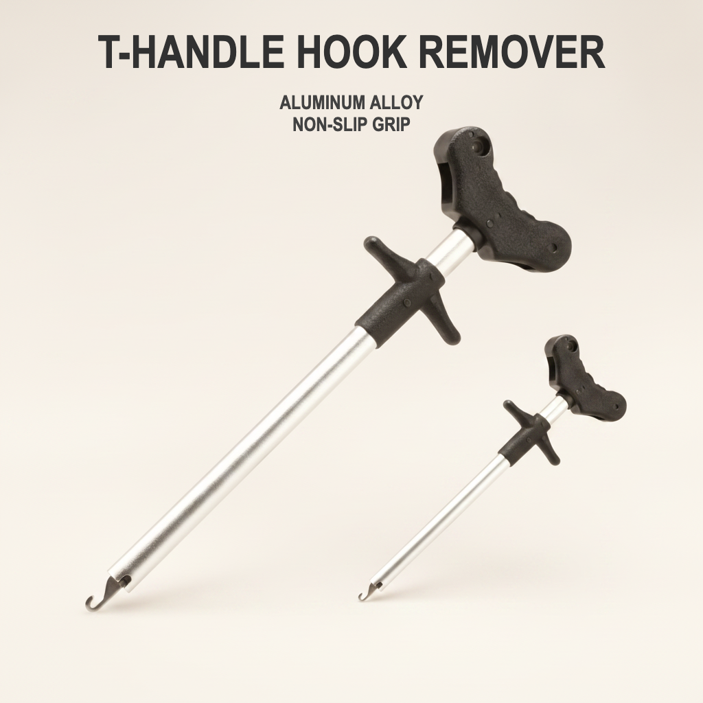 PPFA T-Handle Hook Remover for Saltwater & Freshwater Fishing