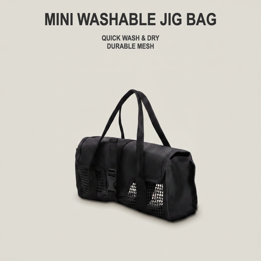 Mini Washable Mesh Jig Bag for Lure & Tackle Storage