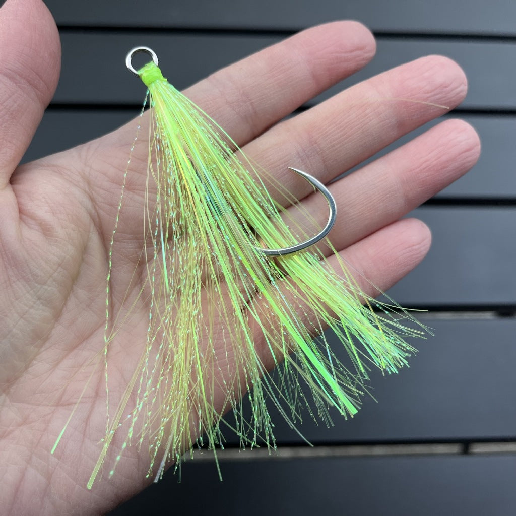 Pure Passion Steel Wire Core Luminous Assist Hooks for Jigging - image 6