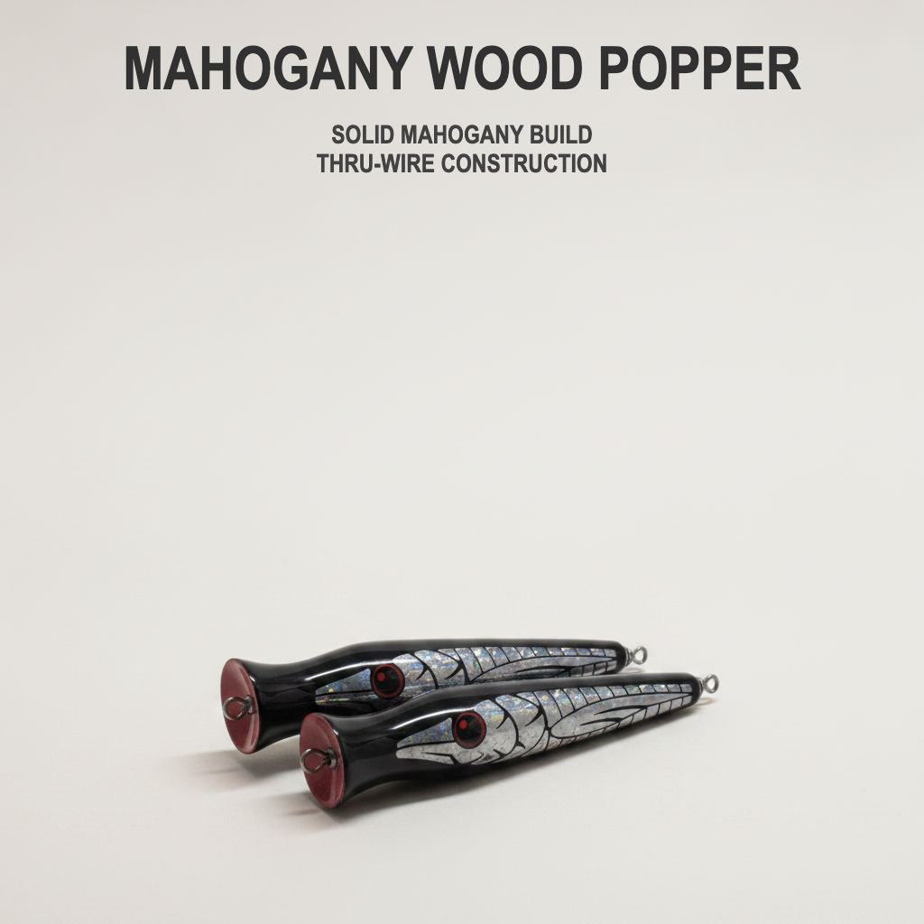 Pure Passion Xiao Di Mahogany Wood Popper for Tuna & GT